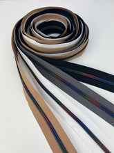 Load image into Gallery viewer, #5 Nylon Zipper Pack- Neutrals- Black/White/Storm Cloud/Mocha Latte
