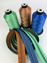 Load image into Gallery viewer, #5 Nylon Zipper Pack- Caramel/Cobalt Blue/Amazemint Pack