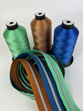 Load image into Gallery viewer, #5 Nylon Zipper Pack- Caramel/Cobalt Blue/Amazemint Pack