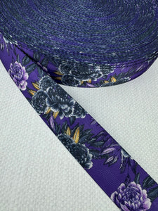 Floral Nylon Webbing 1.5 Inch