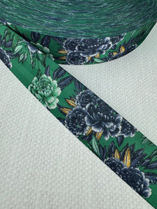 Floral Nylon Webbing 1.5 Inch