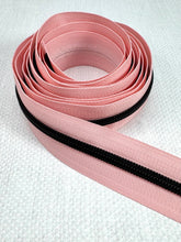 Load image into Gallery viewer, #5 Nylon Zipper Tape Singles- Periwinkle Haze/Calypso Blue/Blush Pink
