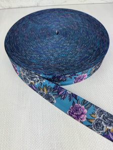 Floral Nylon Webbing 1.5 Inch