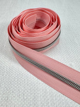 Load image into Gallery viewer, #5 Nylon Zipper Tape Singles- Periwinkle Haze/Calypso Blue/Blush Pink
