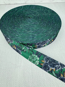 Floral Nylon Webbing 1.5 Inch