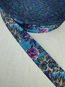 Floral Nylon Webbing 1.5 Inch