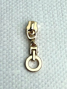 #5 Nylon Zipper Pulls: Drop Circle
