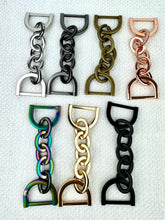 Load image into Gallery viewer, D-Ring Chain Strap Extenders
