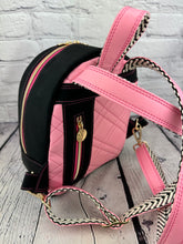 Load image into Gallery viewer, Pink and Black Park Mini Backpack
