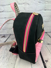 Load image into Gallery viewer, Pink and Black Park Mini Backpack
