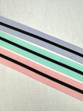 Load image into Gallery viewer, #5 Nylon Zipper Pack- Periwinkle Haze/Calypso Blue/Blush Pink
