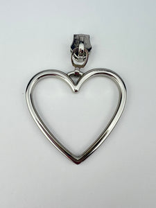 #5 Nylon Zipper Pulls: Extra Large Hearts