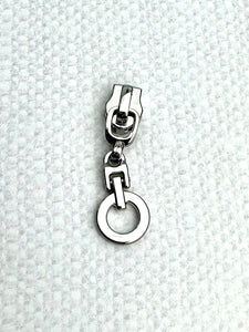 #5 Nylon Zipper Pulls: Drop Circle