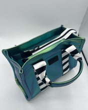 Load image into Gallery viewer, Shimmer Green Transponster Tote - Small
