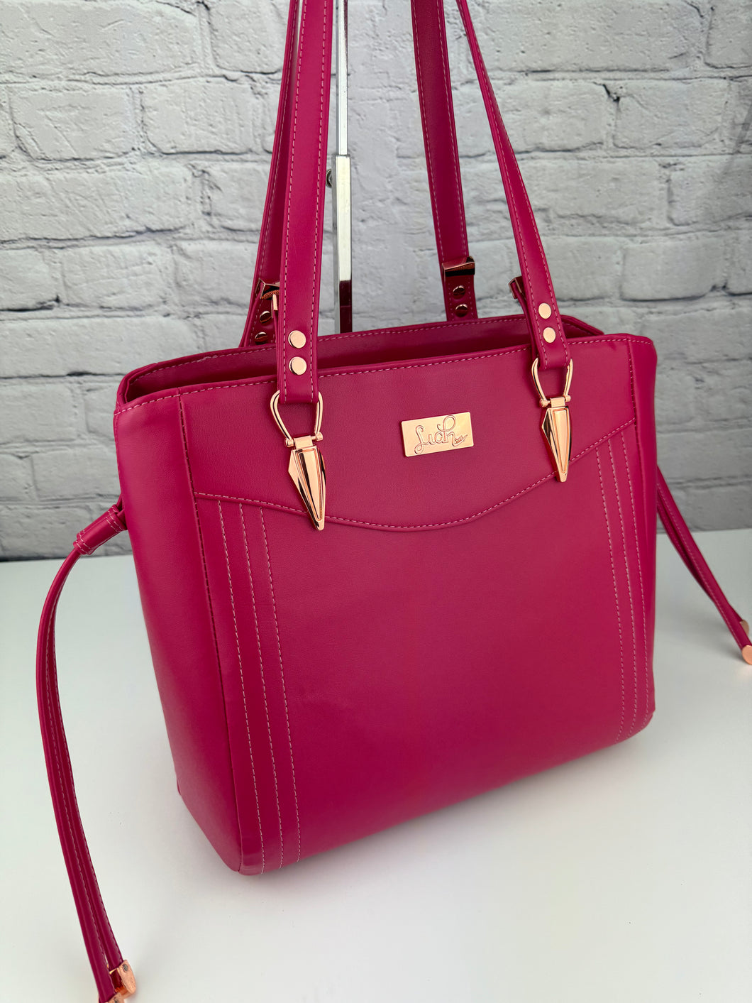 Hot Pink Rea Handbag