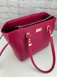 Hot Pink Rea Handbag