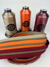 Load image into Gallery viewer, #5 Nylon Zipper Pack- Mocha Latte/Pumpkin Spice/Apple Cinnamon Red
