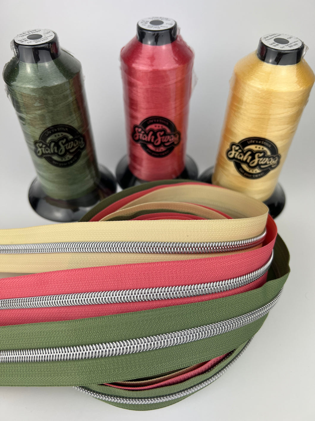#5 Nylon Zipper Pack- Holy Guacamole/Gorgeous Guava/Daffodil Yellow