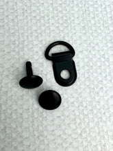 Load image into Gallery viewer, 1/2 in Small Corset D-ring with Rivet
