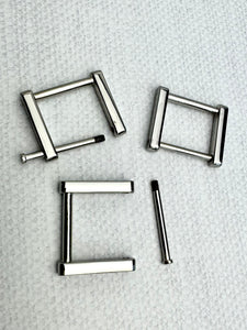 1 Inch Rectangle Ring With Screw Bar