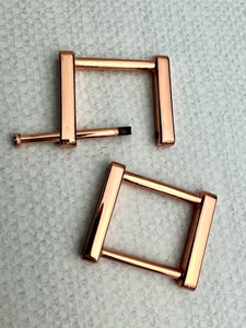 1 Inch Rectangle Ring With Screw Bar