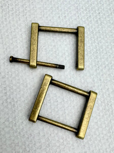 1 Inch Rectangle Ring With Screw Bar