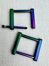 Load image into Gallery viewer, 1 Inch Rectangle Ring With Screw Bar
