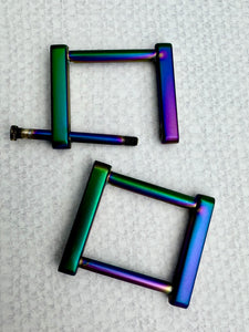 1 Inch Rectangle Ring With Screw Bar
