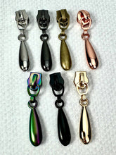 Load image into Gallery viewer, #5 Nylon Zipper Pulls: Tear Droplet Pulls

