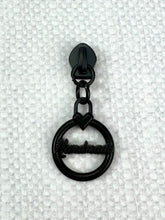 Load image into Gallery viewer, #5 Nylon Zipper Pulls: Handmade Circle

