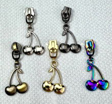 Load image into Gallery viewer, #5 Nylon Zipper Pulls: Cherry Pulls
