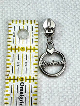 Load image into Gallery viewer, #5 Nylon Zipper Pulls: Handmade Circle
