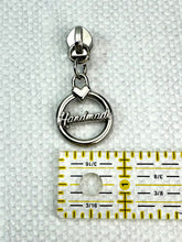 Load image into Gallery viewer, #5 Nylon Zipper Pulls: Handmade Circle
