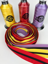 Load image into Gallery viewer, #5 Nylon Zipper Pack- Purple Rain/Lipstick Red/Sunflower Yellow
