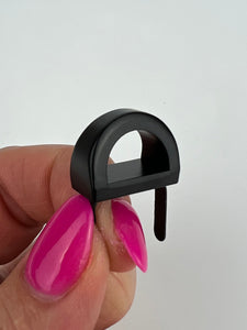 Small D-shape Prong Side Strap Connectors