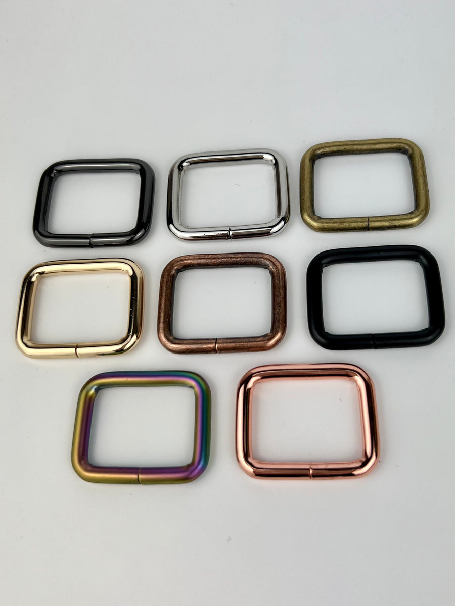 1 Inch Rectangle Rings – Siah Swag Bags