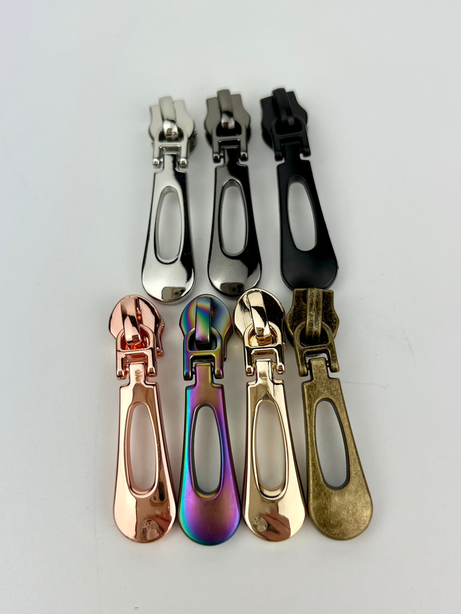 #5 Nylon Zipper Pulls: Oval Cutout Pulls – Siah Swag Bags