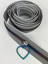 Load image into Gallery viewer, #3 AND #5 Nylon Coil Zipper Tape- Zebra Rainbow
