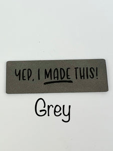 Faux Leather tags