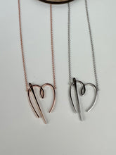 Load image into Gallery viewer, SiahSwag Heart and Needle Necklace
